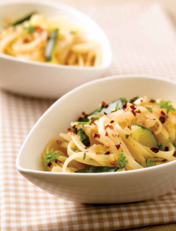 Linguine with Spicy Coriander Sauce: A Zesty Twist on a Classic Dish